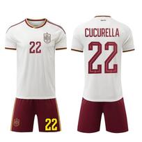 2026 Ispanijos futbolo marškinėliai Balti #22 24