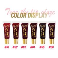6pcs Peel-Off Lip Tint Stain Set, Magic Tear Off Liquid Lipstick Long Lasting Waterproof Matte Lip Gloss Peelable Lip Makeup Cosmetics 6pcs black