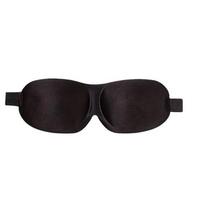 3D miego akių kaukė unisex, juoda, VIENAS DYDIS
