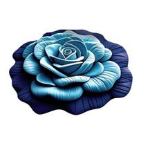 Diatomaceous Earth Bath Mat 3D Peony Pattern Quick Dry Floor Mat Non-slip Backing Bathroom Rug Home Decor 60cm F