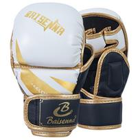 Professional MMA Boxing Gloves Half Finger Sandbag Karate Muay Thai Training Glove PU Thickened Punching Bag Glove for Adult Children balto aukso spalvos
