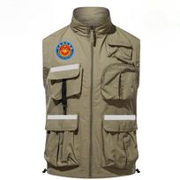 Vest Multi-pocket Photo Studio Camera Director Reporter Fishing Horse Clip Vest M