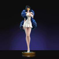 Spot Huang Jincheng Robin Cartoon Character Jincheng Series Nico Robin Character Pvc Collection Model Statue Custom Gift blue