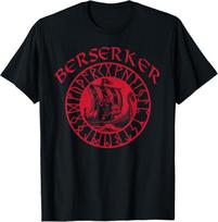NEW LIMITED Viking Berserker Warrior Norse Mythology Symbol Nordic Norge T-Shirt Unisex T-Shirt S