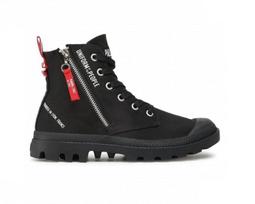 Sportiniai bateliai Palladium Pampa Hi Outzip, juodi, 46