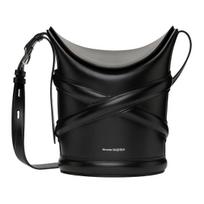 Alexander McQueen The Curve Krepšys Vyriškas Pečių Krepšys Juodas 691668-1AAGS-1000 Basic Set (Bag+Dust Bag)