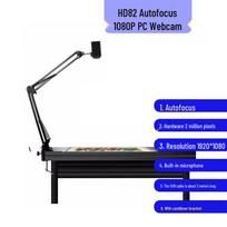 Guke HD Live Stream Webcam with Mic and Suspension Stand