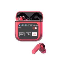 Bluetooth 5.4 Belaidės ausinės LED skaitmeninis ekranas Žaidimų ausinės Sportinės ausinės Hi-Fi garsas Mažas delsimas Ausinės violetinė