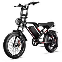 Elektrinis dviratis Cool S8 1000W variklis 48V 17.5AH 20 colių platus padangas Priekinis ir galinis amortizatorius Suaugusiųjų elektrinis dviratis Elektrinis pagalbos dviratis (su pedalu) 1000W 48 17.5AH juoda