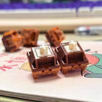 80Retros x HMX Volume 0-T Silent Tactile Switch 5pin Custom Mechanical Keyboard 48gf Switch Factory lubrication MX White Axis 10 PCS black