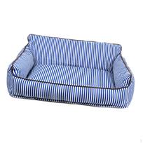 Cat Dog Bed Pet Couch for Sleeping Kitten Small Animals Resting Blue 56cmx47cmx23cm