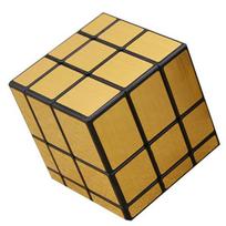 QIYI Mirror Cube 3x3x3 Magic Speed Cube Silver Gold Stickers Professional Puzzle Cubes Toys For Children Mirror Blocks 3x3 Cube auksinė