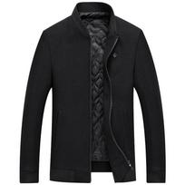 Wool Jacket Men's Woolen Jacket Men's Spring and Autumn Trendy Woolen Top Cotton Thickened Baseball Jersey M