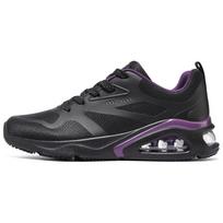 Skechers Casual Comfortable Shock Absorbing Durable Low Top Running Shoes Women sneaker Black 177421-BBK 38.5