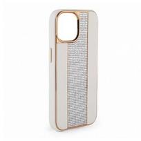 iLike    Apple    iPhone 15 Pro Max Diamonds and Leather Case    White
