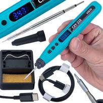 Lituoklis SmartSolder CXY-210 – Belaidis akumuliatorinis, Temperatūra 180–480°C
