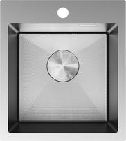 Mexen Solix plieninė virtuvės kriauklė 1 skyrius 400 x 450 mm, inox HC - 6401401000-01HC, Mexen Solix plieninė virtuvės kriauklė 1 skyrius 400 x 450 mm, inox HC - 6401401000-01HC