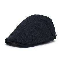 Autumn new cotton and linen texture beret fashion men's and women's caps cotton forward cap adjustable Adjustable juoda
