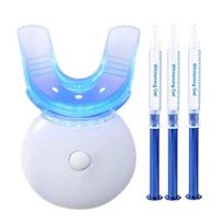 Dantų balinimo rinkinys su 32 LED dantenų šviesa, silikoniniu kandikliu, gelio tūbele, nešiojamas, IPX7 atsparus vandeniui, dantenų sveikatai, dantų skausmo malšinimui, šviesos terapija, periodontinis A