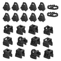 MOC Military Armor Tactical Vest Sest Breastplate Soldier Mini Action Figures Weapons Accessories Backpack Building Block Toys