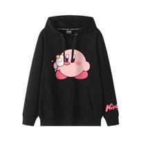 Cute Kirby Cartoon Anime Hoodie for Boys and Girls - Soft Fabric, Vibrant Colors, Autumn and Winter Wear 100 armijos žalia spalva