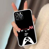 D-Depeche Mode Rock Band Transparent Soft Phone Case For IPhone 15 12 14 16 17 13 Plus 11 Pro Max 13 Pro iPhone 13pro max gray