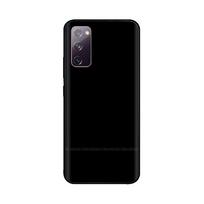 Phone Case For Samsung Galaxy S20 FE Case Soft TPU Painted Silicone Back Cover For Samsung S20 Ultra S20+ Cases s 20 Shell Cover S20 black