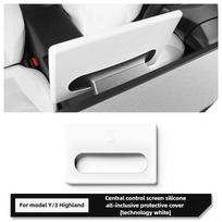 Silicone Screen Protective Frame for Tesla Model 3/Y Highland Improve Driving Experience & Knee Pads Anti-shatter Anti-oil balta