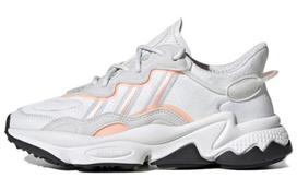 Adidas Originals Ozweego J Cushioning Low top Kids Lifestyle Shoes White Gray Orange Unisex FV5827 36.5