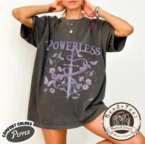 Powerless  Shirt Romantasy Bookish Tee Reader Gift For Her L