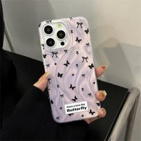 For Xiaomi Redmi Note 13 Pro 4G 11 10 8 Pro 12 10C 12C 13C 9C 9A A1 A2 Plus A3 POCO M6 Pro Star Bow Gradient Silver Phone Case Redmi 10C 4G white