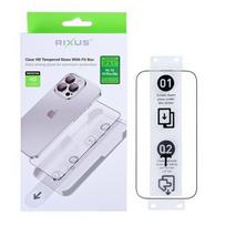 Rixus Clear Glass su Fit Box stiklas Apple iPhone 14 , 13, 13 Pro, 16e, 17e