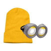 Fun Yellow Hat with Set for Kids and Adults Perfect for Costume Parties and Cosplay Events