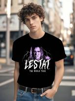 The Vampire Lestat: The World Tour Graphic Tshirt Graphic... XL gray
