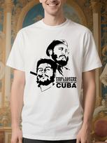 Che Guevara and Fidel Castro Cuban Revolution Graphic Tsh... XXXL