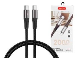 Duomenų kabelis Welike USB-C/USB-C (120 W, 6 A, 2 m)