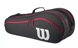 Teniso krepšys Wilson Advantage 2025 6 PK Racket - Juoda