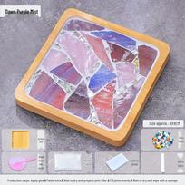 Mosaic Mica Bamboo Coaster & Pot Holder DIY Kit for Students & Kids