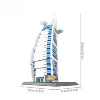 1306PCS Al Arab Hotel Of  Duba Building Blocks 5220 Construction Bricks DIY Toys for Children Toys For Adults