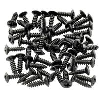 Pack of 50pcs Electric Guitar Pickguard Screws Durable and Reliable Pick Guards Scratch Plate Mounting Screws 3x12mm sidabras
