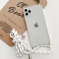 Crossbody Necklace Lanyard Cord Lanyard Rope With Strap Case For Huawei P20 P30 Lite P40 Pro Soft Transparent Back Cover Case & Strap&Huawei P20