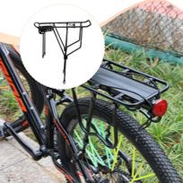 Rear Rack Bike Cargo Luggage Carrier Pannier Bracket Iron Structure Suitable for Traveling Big Hole