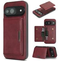 2 in 1 Magnetic Leather Case For Google Pixel 10 9 8 9A 8A Pro XL 10pro 9pro 8pro Cards Slots Holder Kickstand Bag Phone Cover Pixel 10