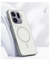 For OPPO Find X9 Pro Case Hard Silicone Skin Magnetic Wireless Charging Protective Back Cover For Find X9 X9Pro Phone Shell OPPO Find X9 Pro balta
