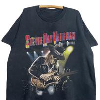 STEVIE RAY VAUGHAN Tour Graphic Black Cotton Shirt Unisex S-5XL WA1666 Unisex T-Shirt M