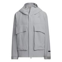 Adidas Wuzong Series Water-Resistant Soft Hooded Jacket Men Jackets Ice-Grey JL9354