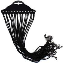 12X Black Nylon Cord Eyeglass Holder Sunglass Eyewear Glasses Neck String Strap