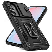 Slid Camera Anti-Drop Protect Cover For Samsung A56 A36 A26 A16 A55 A35 A25 A15 A54 A34 A52 Metal Ring Magnetic Stand Phone Case Galaxy A14 juoda