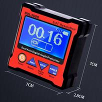 Digital Angle Finder Protractor 0.01 degrees  Resolution Angle Gauge Dual Axis Level with Backlight Woodworking