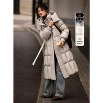 XWI Women's Hooded Long Duck Down Jacket S